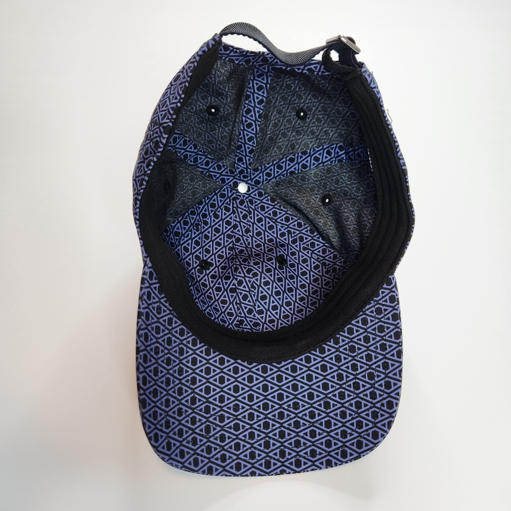 Athleta Hat Geometric Print Blue Purple Black - Picture 5 of 5